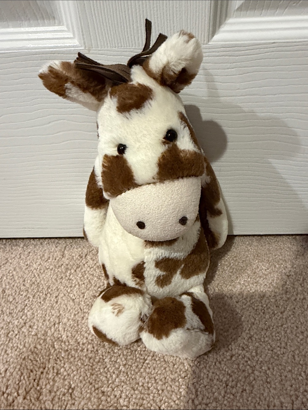 Jellycat Bashful Pinto Pony plush retired like new condition